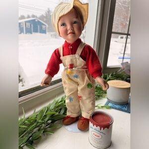 Painter Porcelain Doll